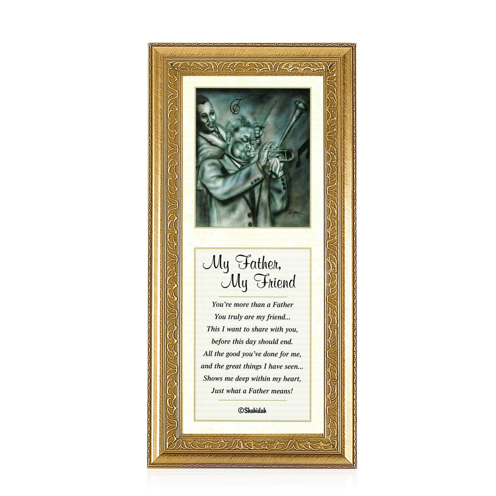My Father, My Friend by Fred Mathews and Shahidah (Gold Frame)