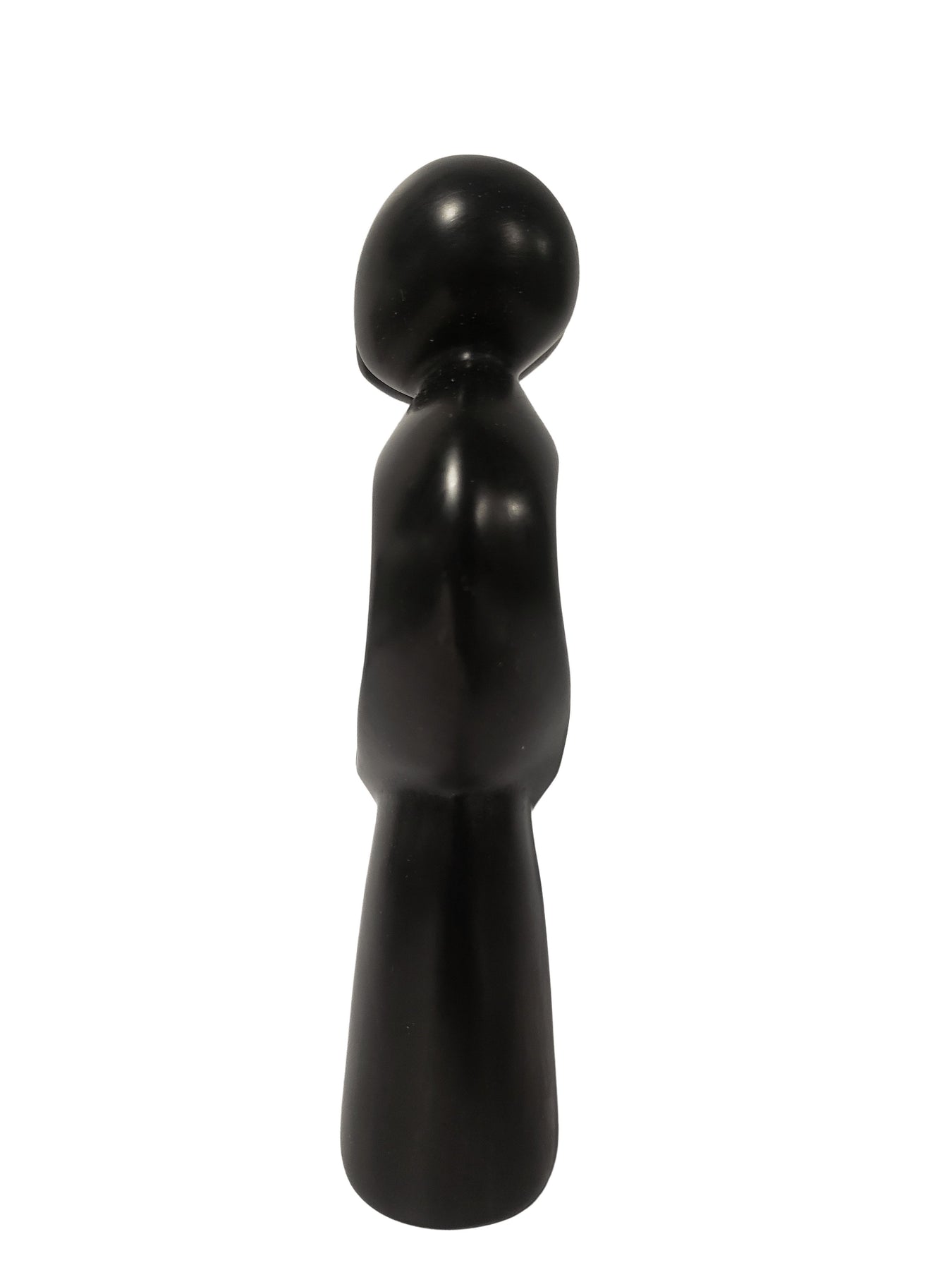 4 of 6: My Forever Love: Authentic Hand Carved African Soapstone Sculpture (Black)