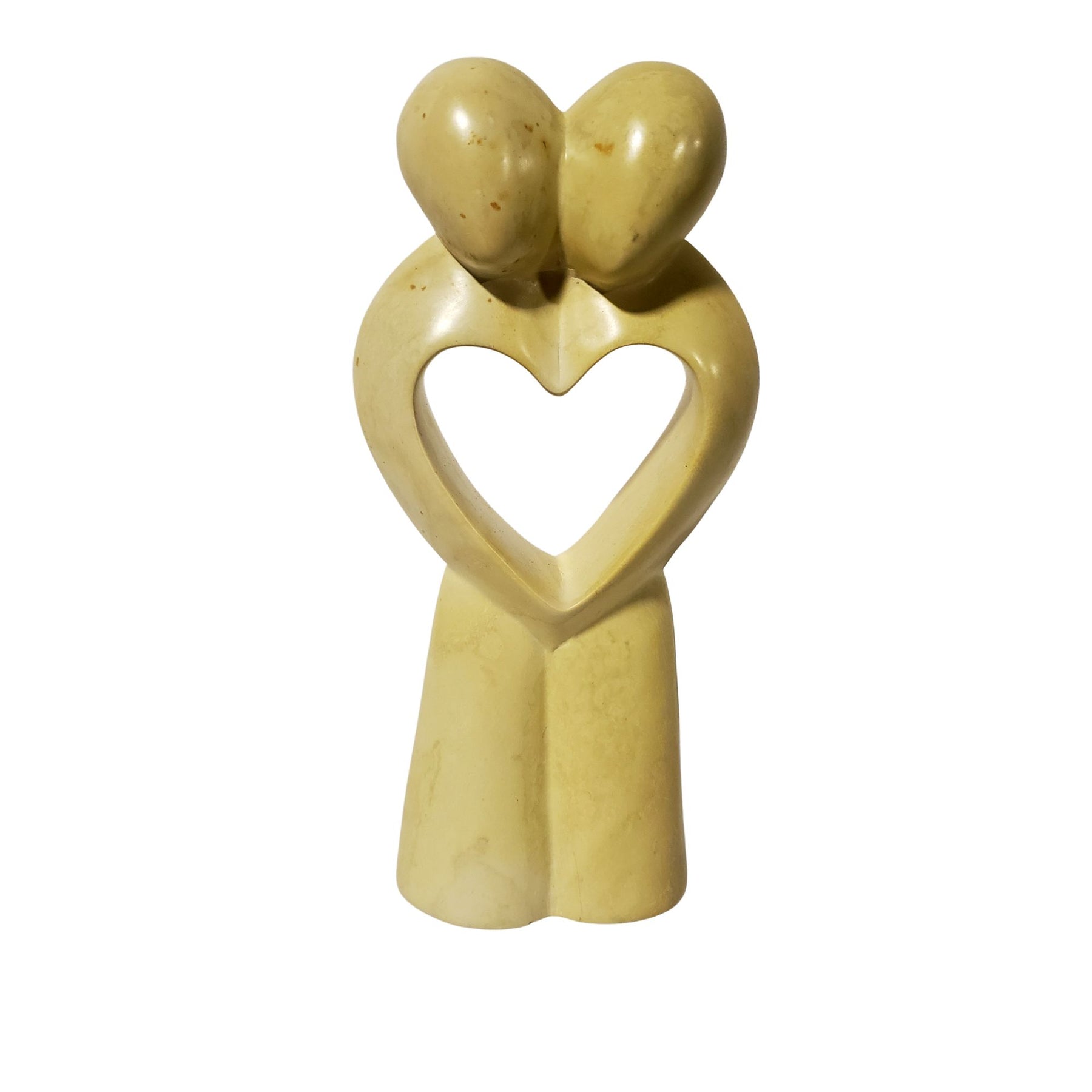 2 of 6: My Forever Love: Authentic Hand Carved African Soapstone Sculpture (Natural)