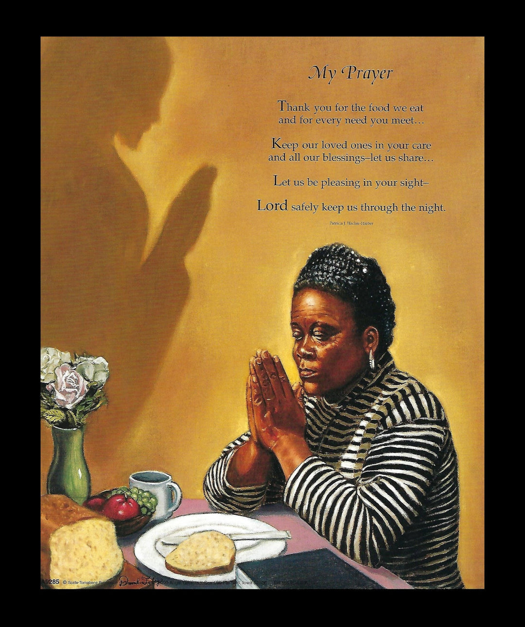 My Prayer by David Tobey and Patricia J. Hacker-Harber (Black Frame)