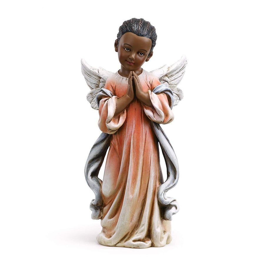 African American Prayer Angel (Female) by Napco Imports