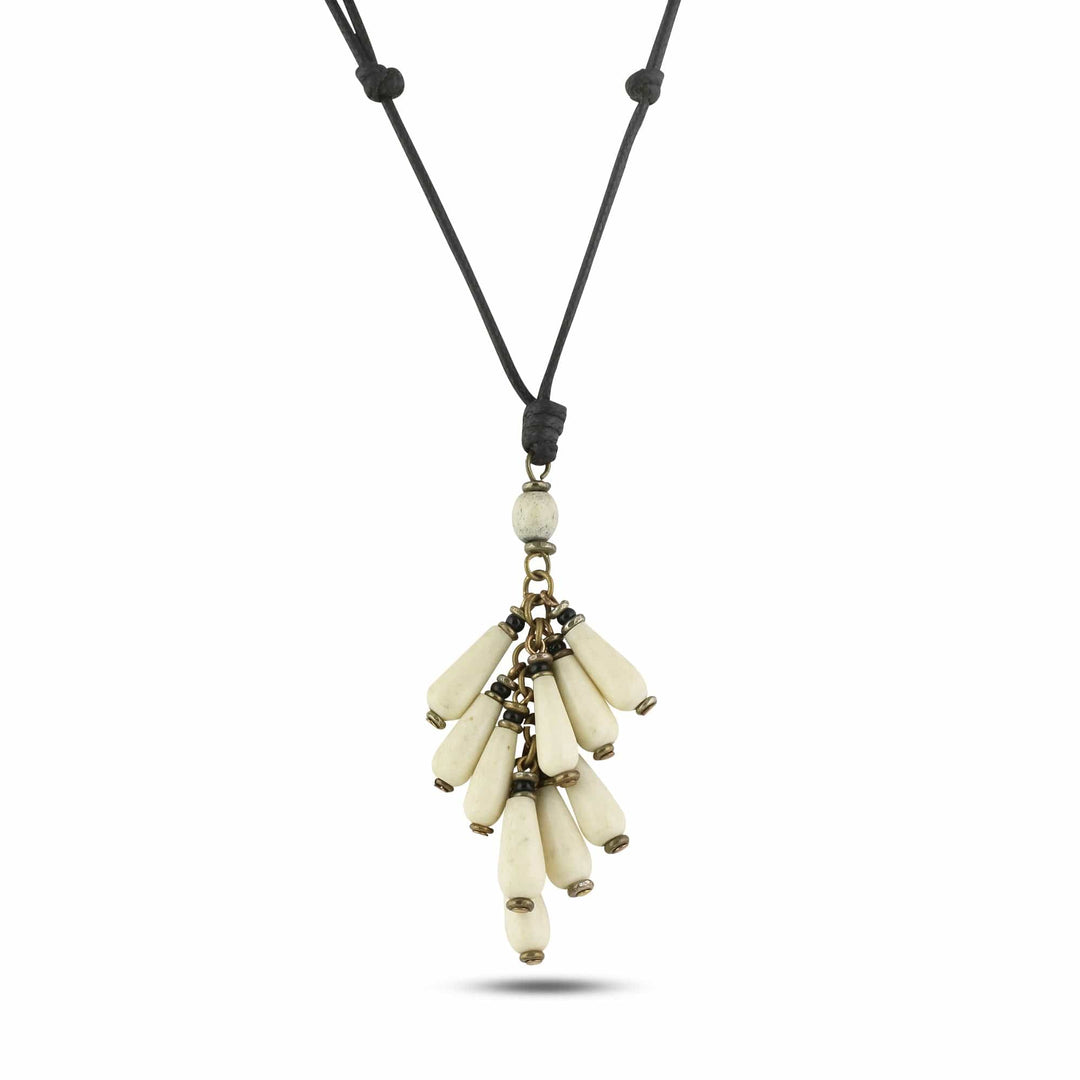 Bundles of Bone: Authentic African Pendant Necklace