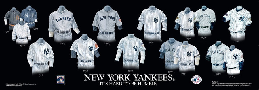New York Yankees: It's Hard to be Humble Poster by Nola McConnan and William Band