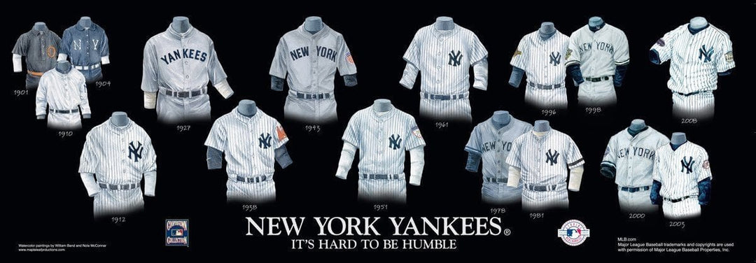 New York Yankees: It's Hard to be Humble Poster by Nola McConnan and  William Band – The Black Art Depot