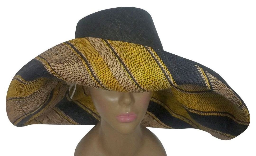 Fitahiana: Raffia Hat-Hats-The Raffia Boutique-59cm-Raffia-The Black Art Depot