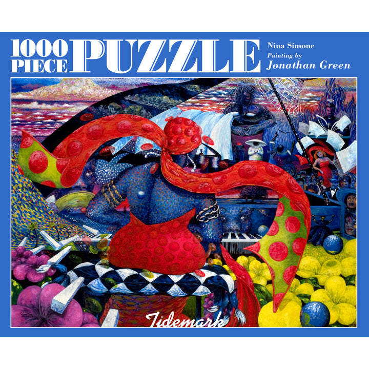 Nina Simone by Jonathan Green: African American Jigsaw Puzzle