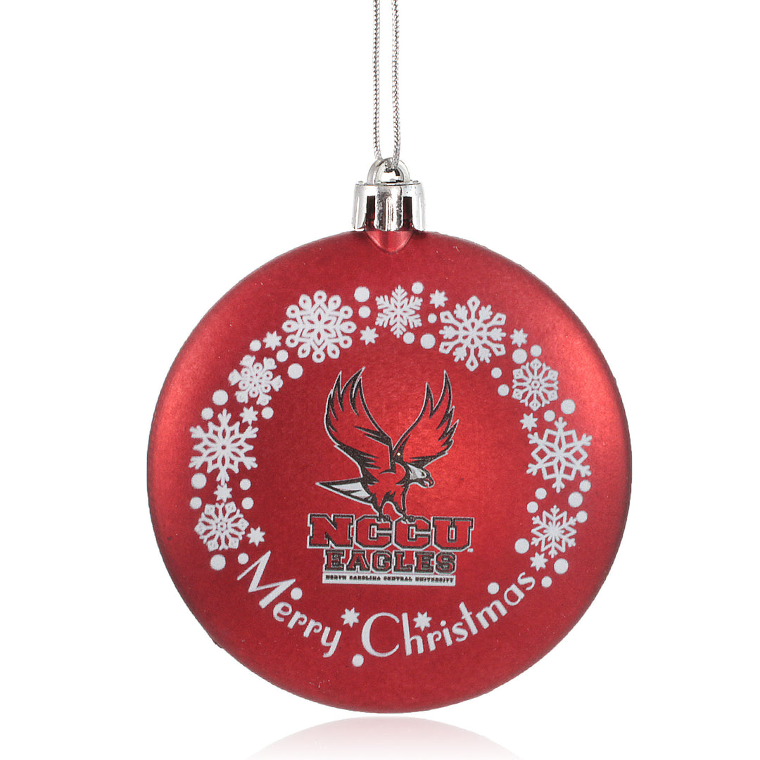North Carolina Central University Eagles Christmas Ornament
