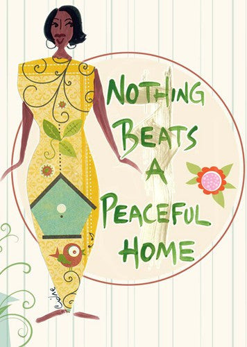 Nothing Beats a Peaceful Home Magnet by Cidne Wallace
