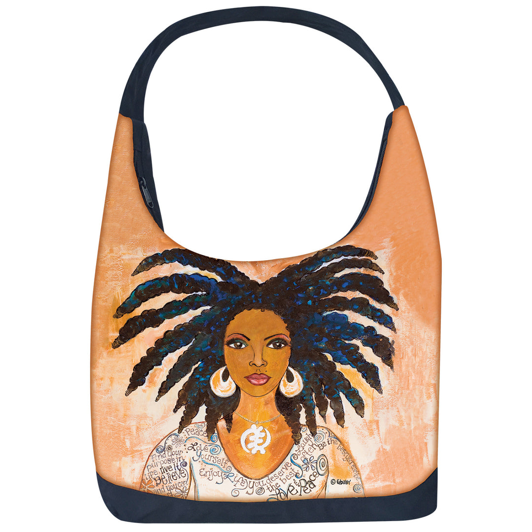 Nubian Queen Hobo Shoulder Bag by Sylvia "GBaby" Cohen