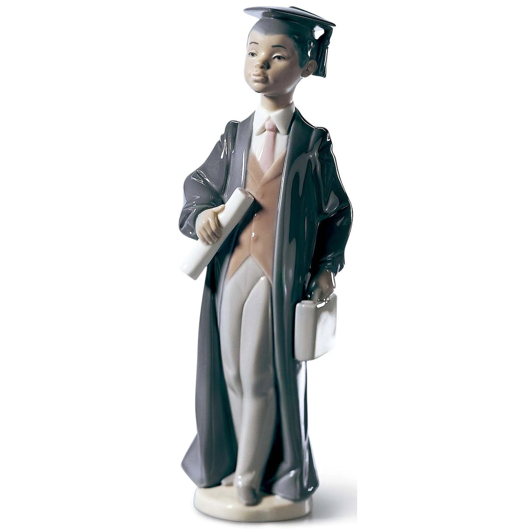 Onward and Upward (The Graduate) by Francisco Catalá: African American Figurine