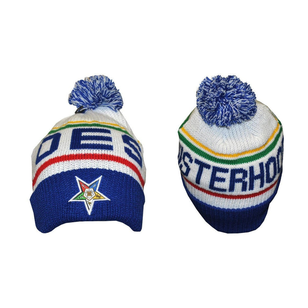 Order of the Eastern Star Pom Pom Beanie Hat by Big Boy Headgear