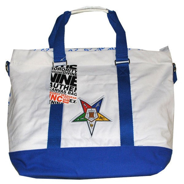 Order of the Eastern Star Canvas Hand Bag (Front)