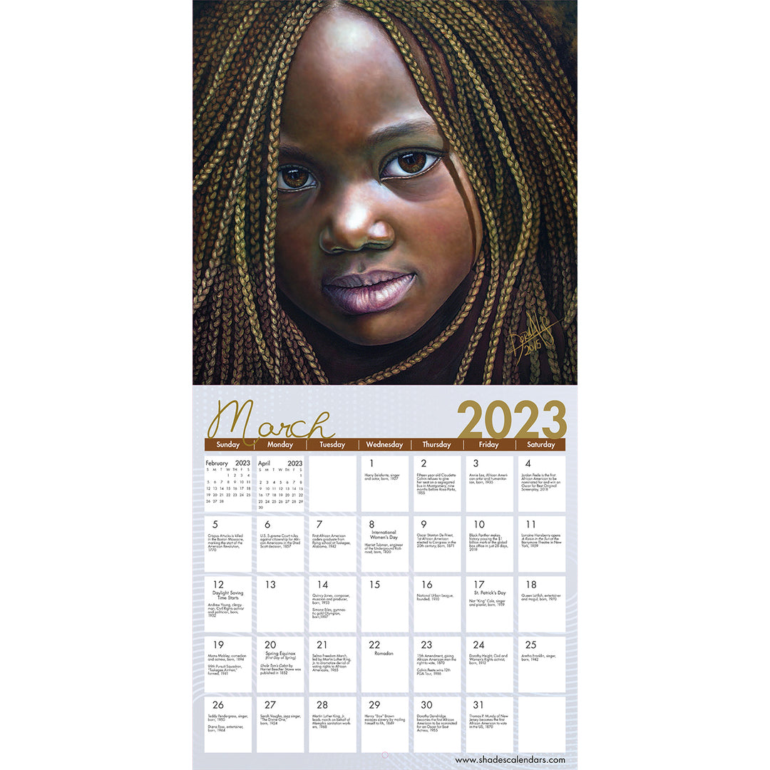 Our Children, Our Hope: The Art of Dora Alis 2023 Wall Calendar (Inside - March 2023)