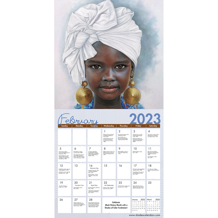 Our Children, Our Hope: The Art of Dora Alis 2023 Wall Calendar (Inside - February 2023)