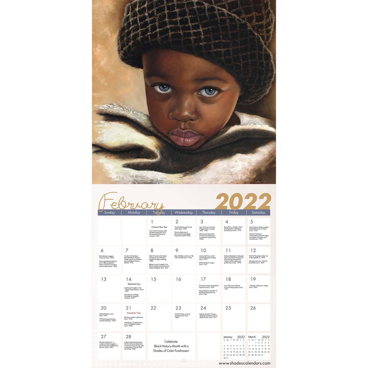 Our Children, Our Hope by Dora Alis: 2022 African American Calendar (Interior)