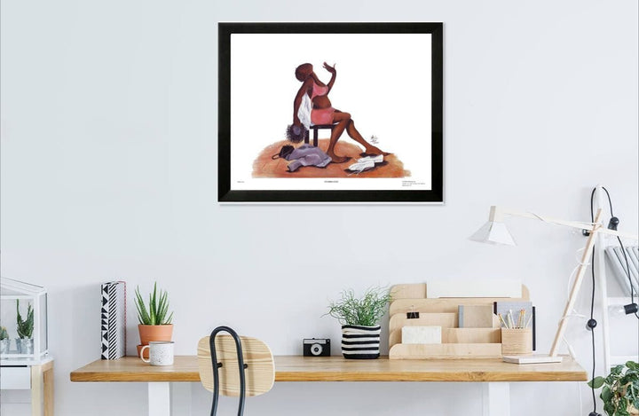 Overheated by Annie Lee (Mock Up - Black Frame)