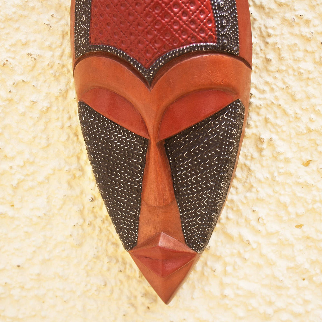 Beautiful Queen: Authentic African Mask by Victor Dushie