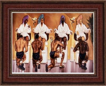 Pamper Party by Kevin "WAK" Williams (Brown Frame)