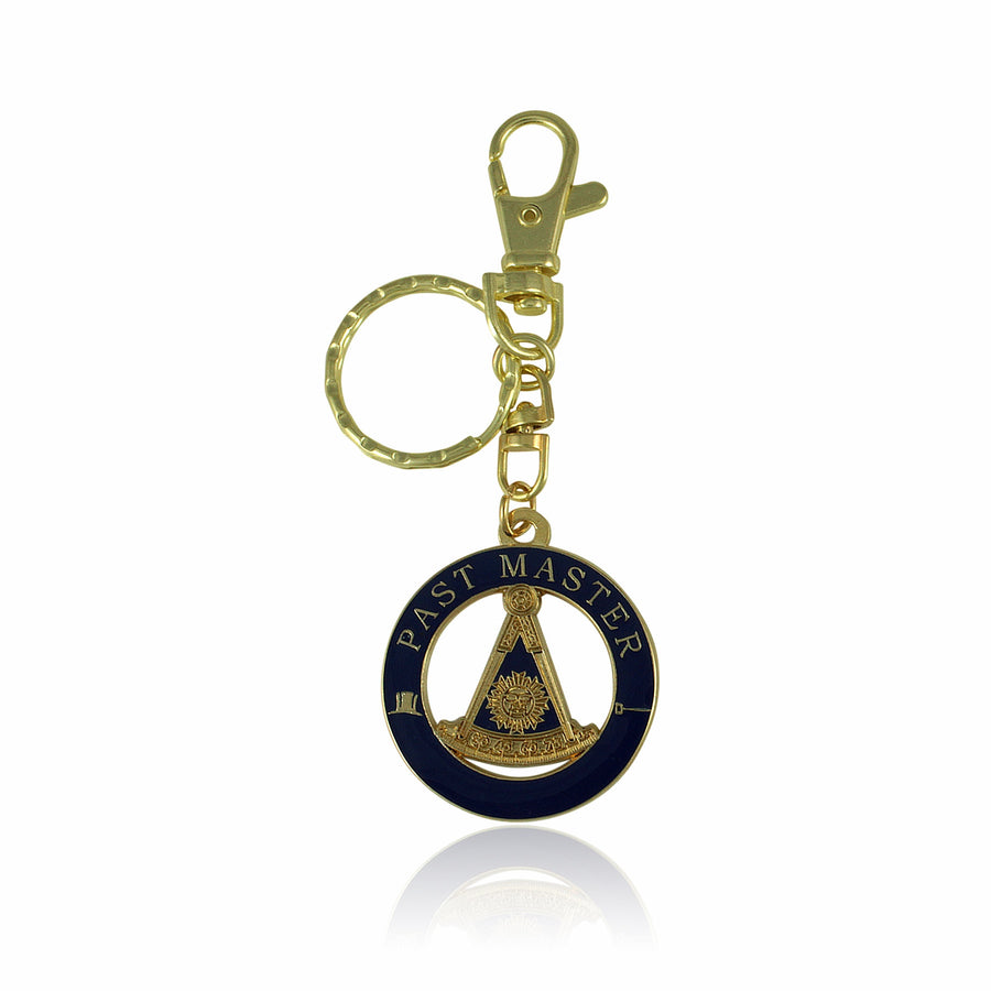 Past Master Masonic Key Chain with Hook by UniverSoul Gifts