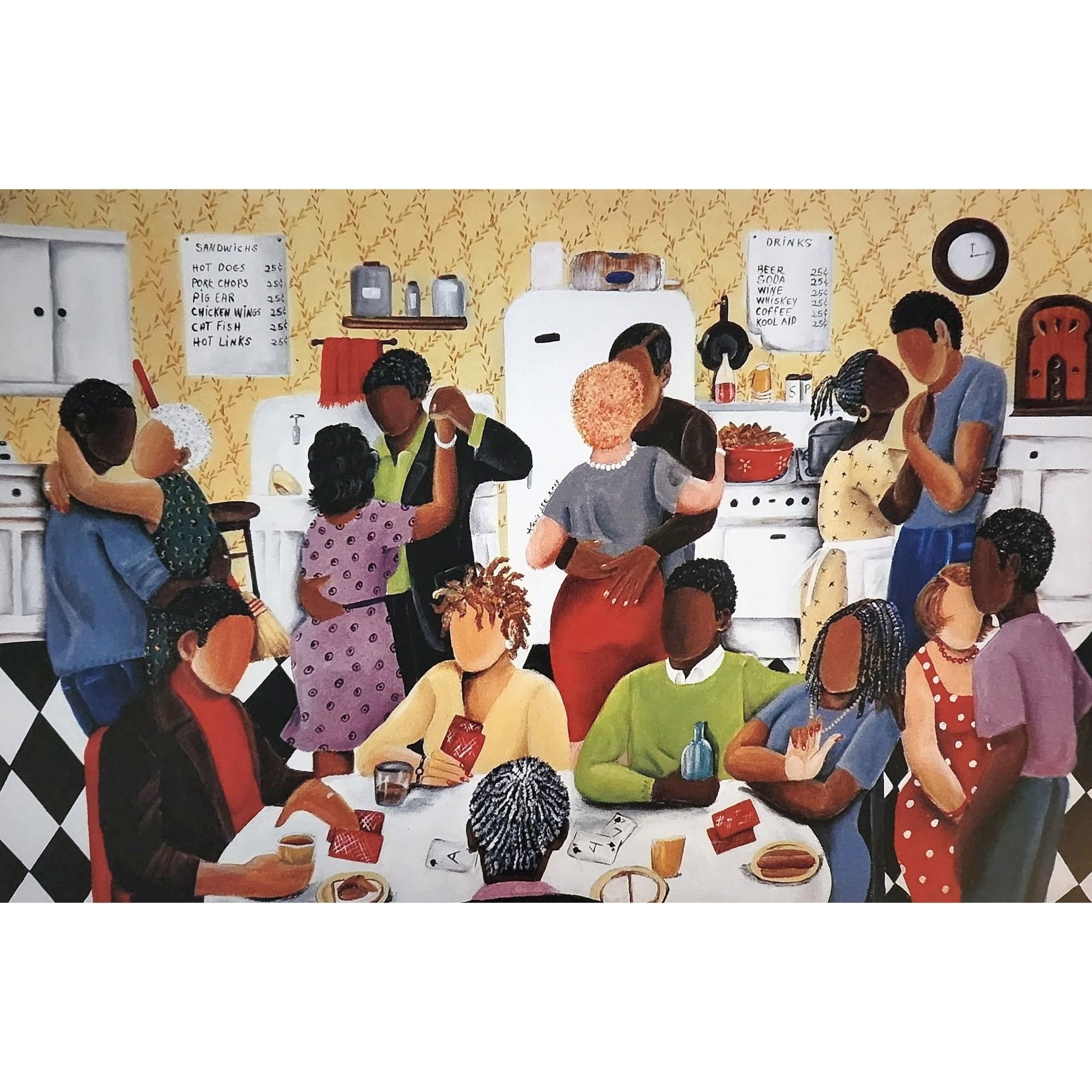 Uptown, Downtown by Ernie Barnes – The Black Art Depot