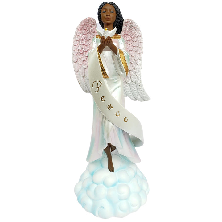 Peace Angel: African American Angelic Figurine