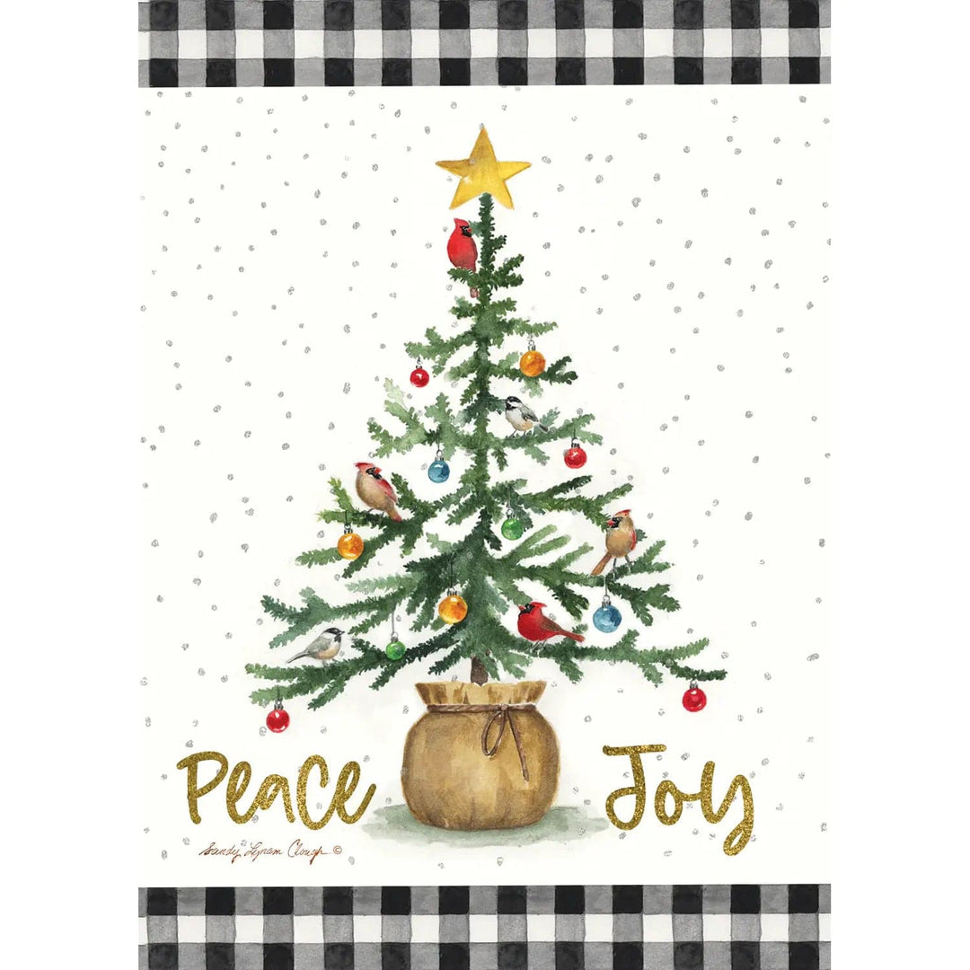 Peace and Joy by Sandy Clough: Christmas Cards (Front)