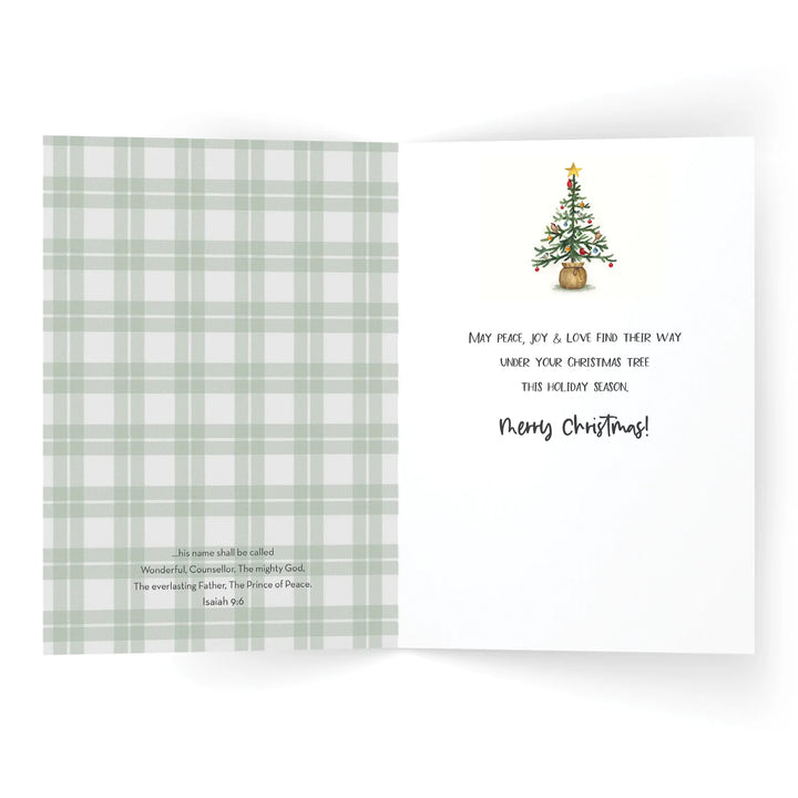 Peace and Joy by Sandy Clough: Christmas Cards (Inside)
