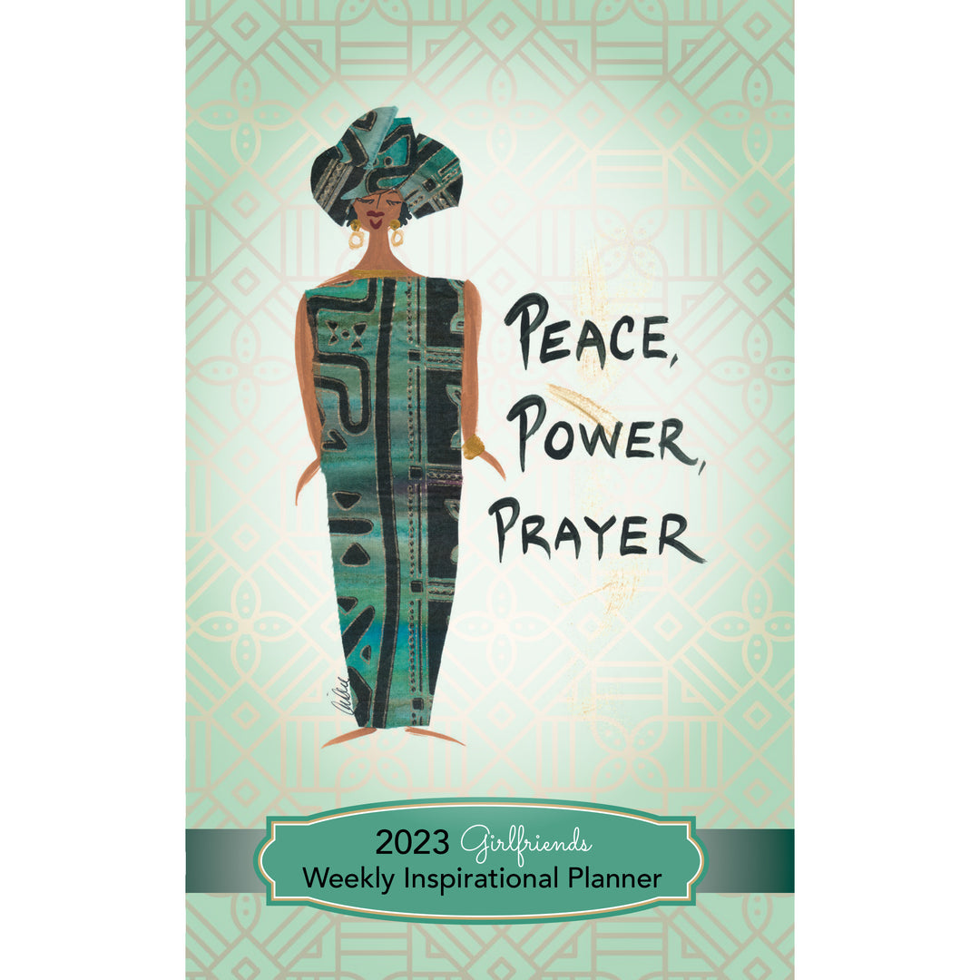 Peace, Power and Prayer by Cidne Wallace: 2023 African American Weekly Planner (Mock Up)