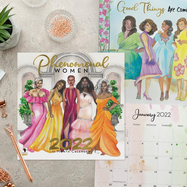 Phenomenal Woman by Sara Myles: 2022 African American Calendar
