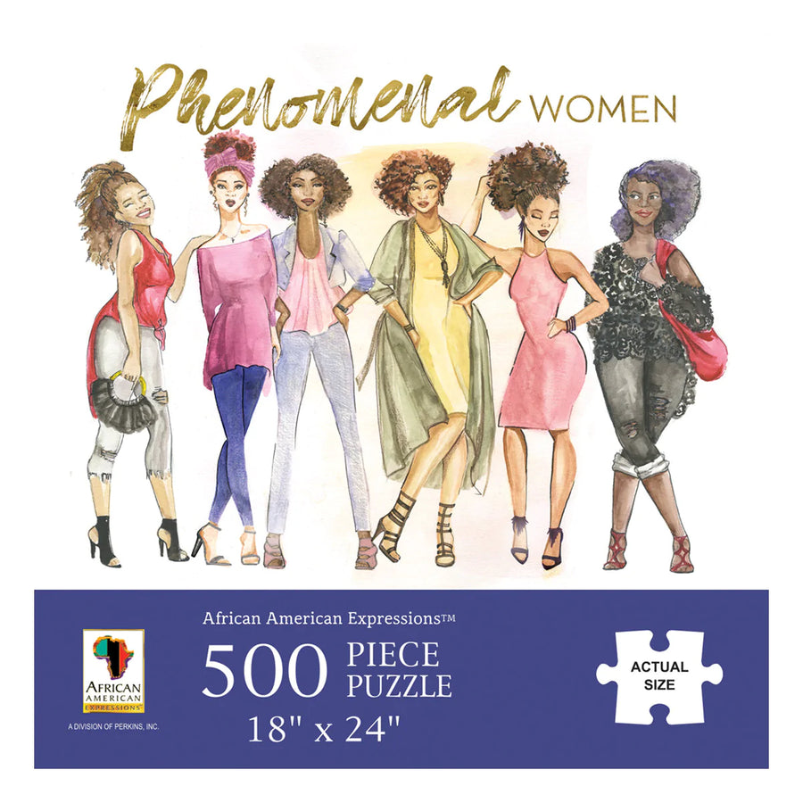 Phenomenal Women by Sara Myles: African American Jigsaw Puzzle