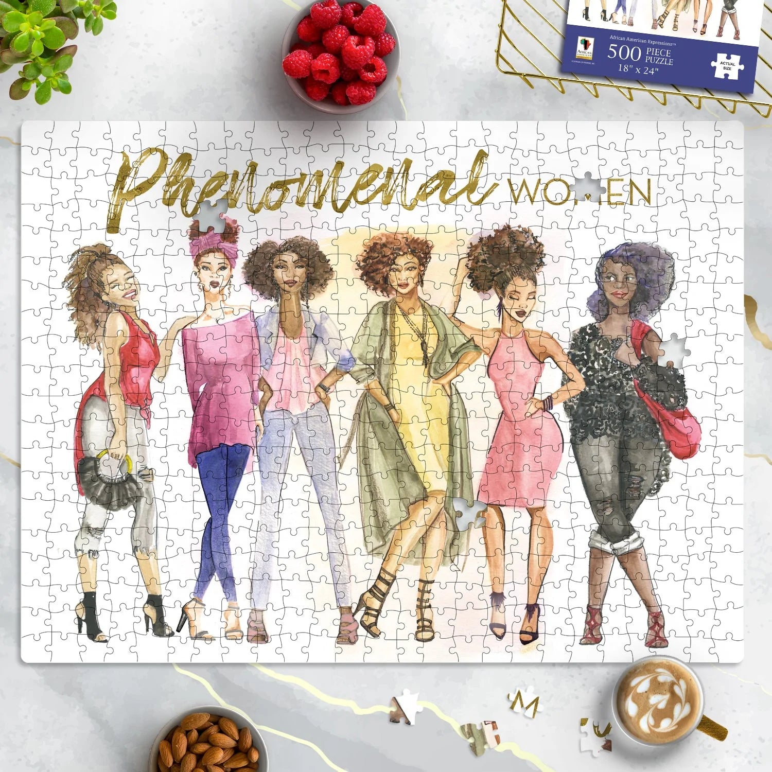 2 of 2: Phenomenal Women by Sara Myles: African American Jigsaw Puzzle (Lifestyle)