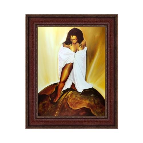 Power of a Woman by Kevin "WAK" Williams (Brown Frame)
