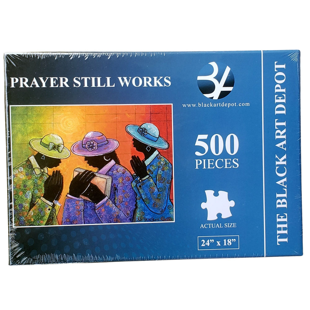 Prayer Still Works by D.D. Ike: African American Jigsaw Puzzle