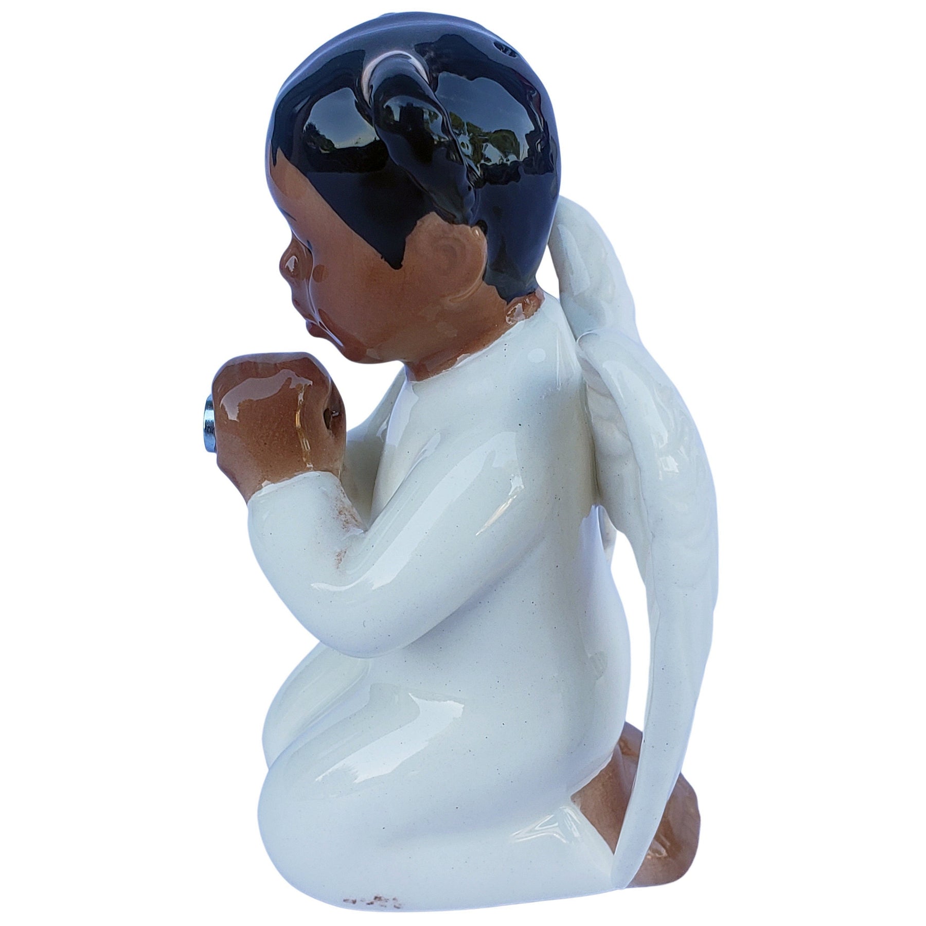 11 of 14: Praying Angels: African American Salt and Pepper Shaker Set