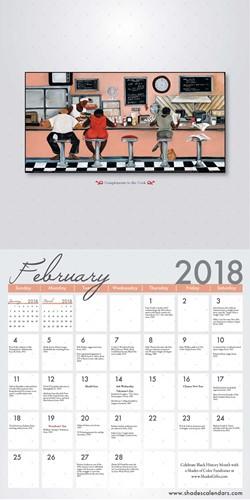 The Art of Annie Lee: 2018 African-American Calendar (Inside)