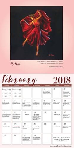 Faith in Motion: The Art of Lavarne Ross (2018 African American Calendar) - Inside