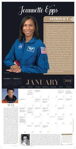 Phenomenal African American Women: 2018 Black History Calendar (Inside)