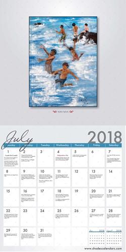 The Art of Annie Lee: 2018 African-American Calendar (Inside)