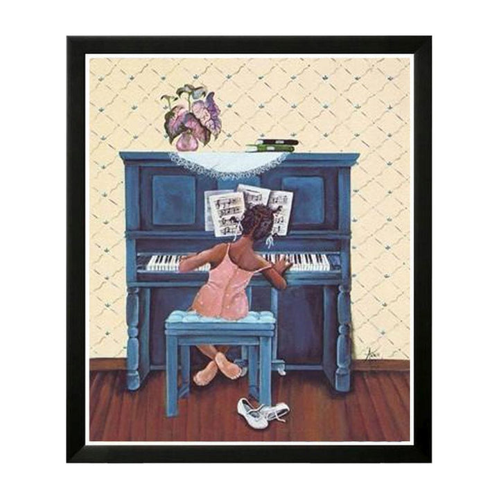 Rhapsody in A Minor by Annie Lee (Black Frame)