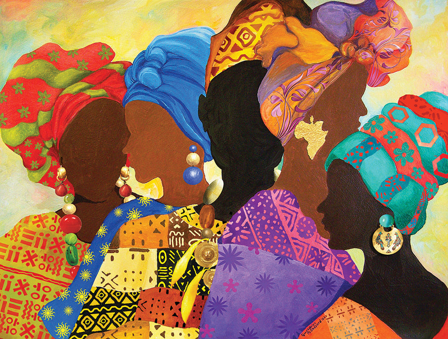 Regalia by Gwendolyn McShepard: African American Jigsaw Puzzle