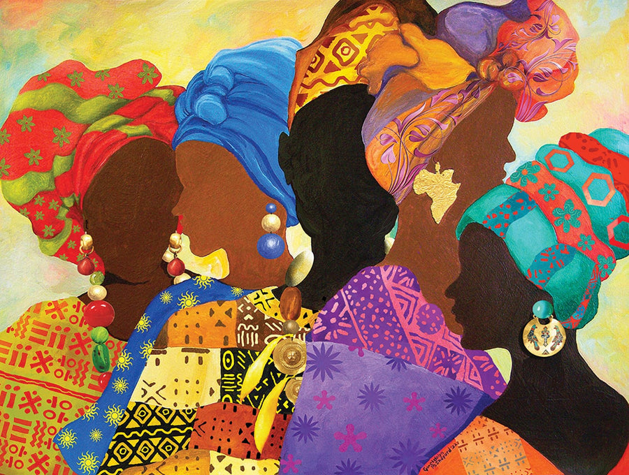 Regalia by Gwendolyn McShepard: African American Jigsaw Puzzle