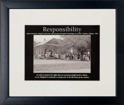 Responsiblity by D'azi Productions (Black Frame)