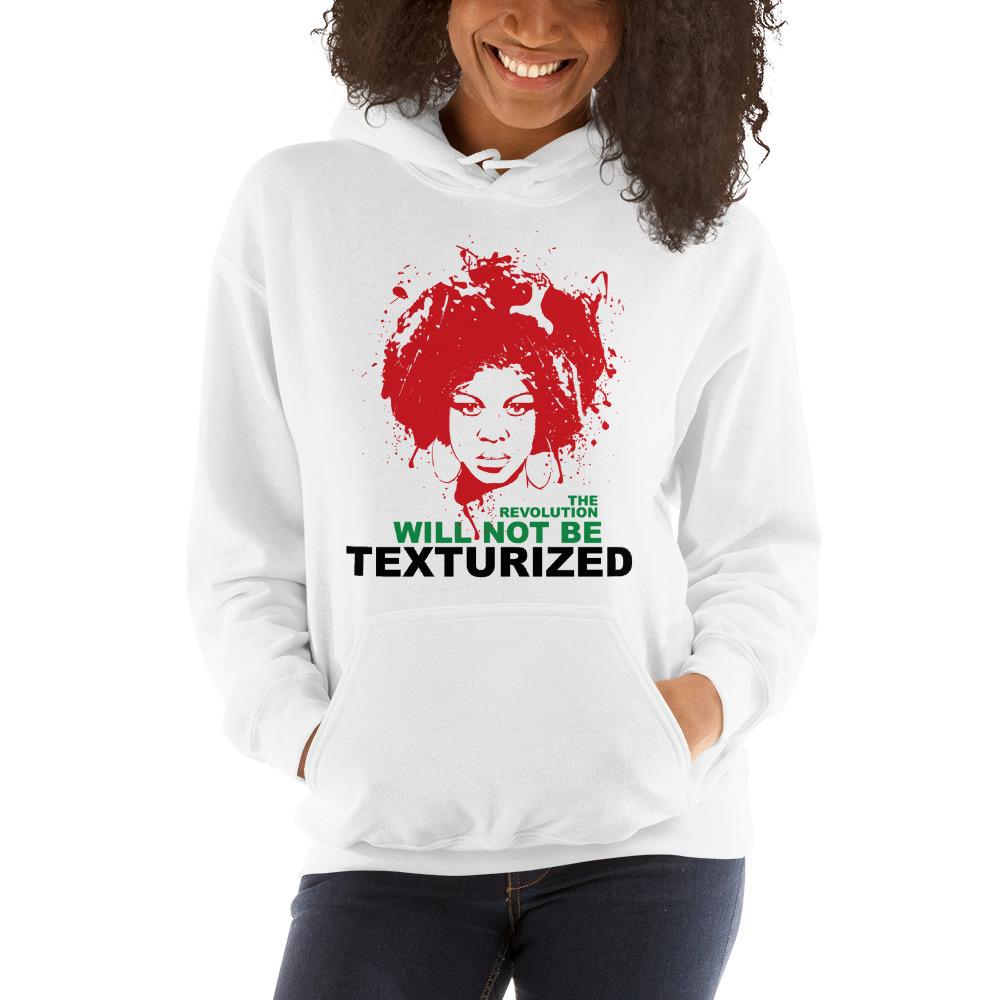 The Revolution Will Not Be Texturized: African American Hooded Sweatshirt (RBG)