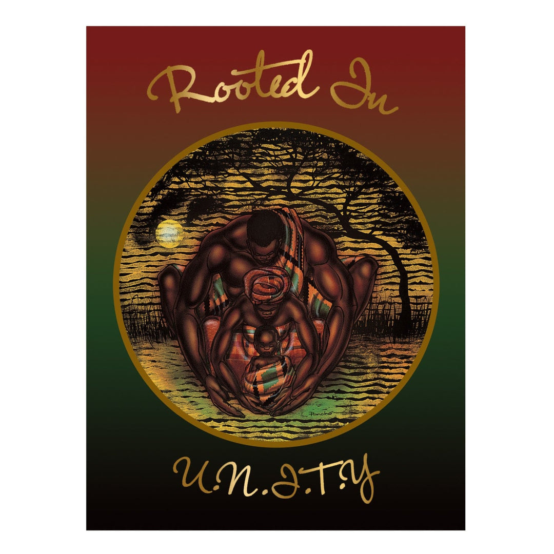 Rooted in Unity by Larry "Poncho" Brown: African American Christmas Card Box Set (Front)