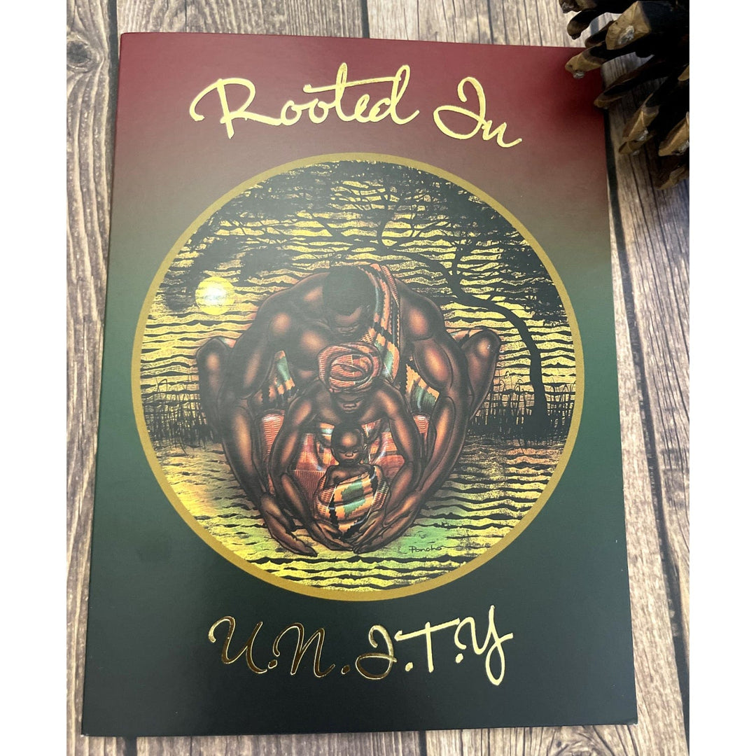 Rooted in Unity by Larry "Poncho" Brown: African American Christmas Card Box Set (Front)