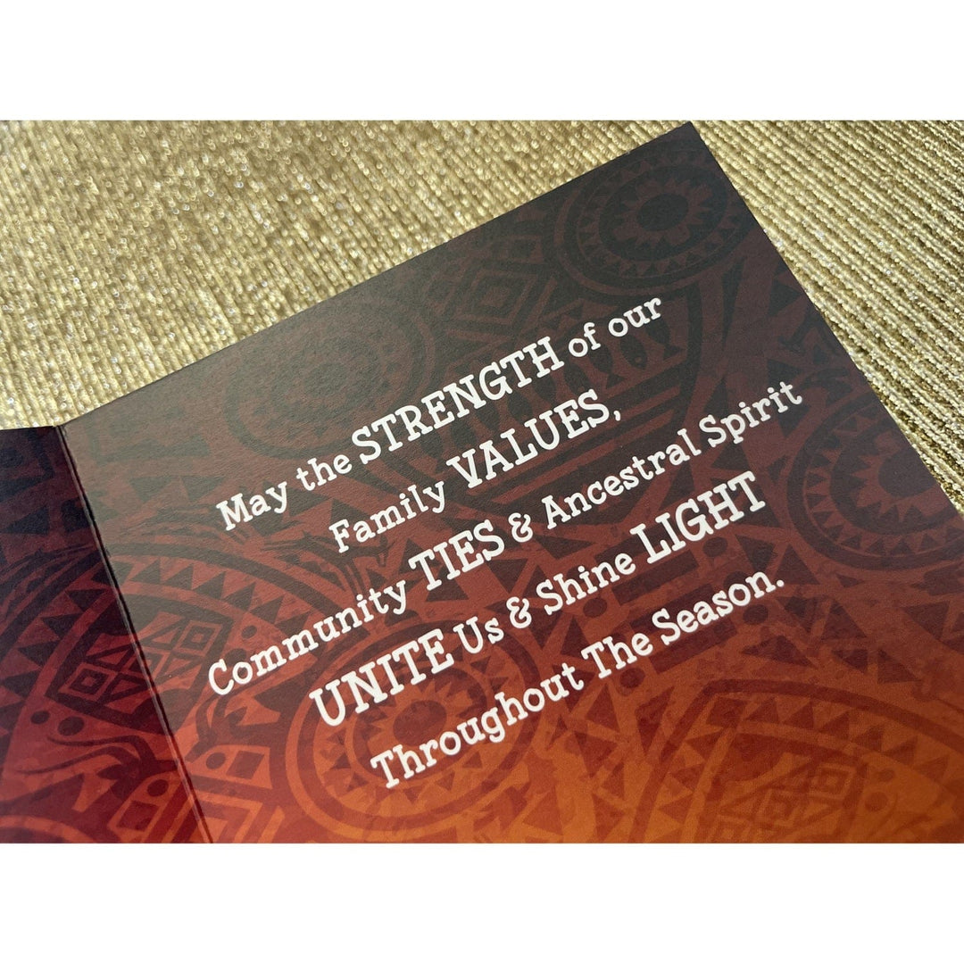 Rooted in Unity by Larry "Poncho" Brown: African American Christmas Card Box Set (Inside)