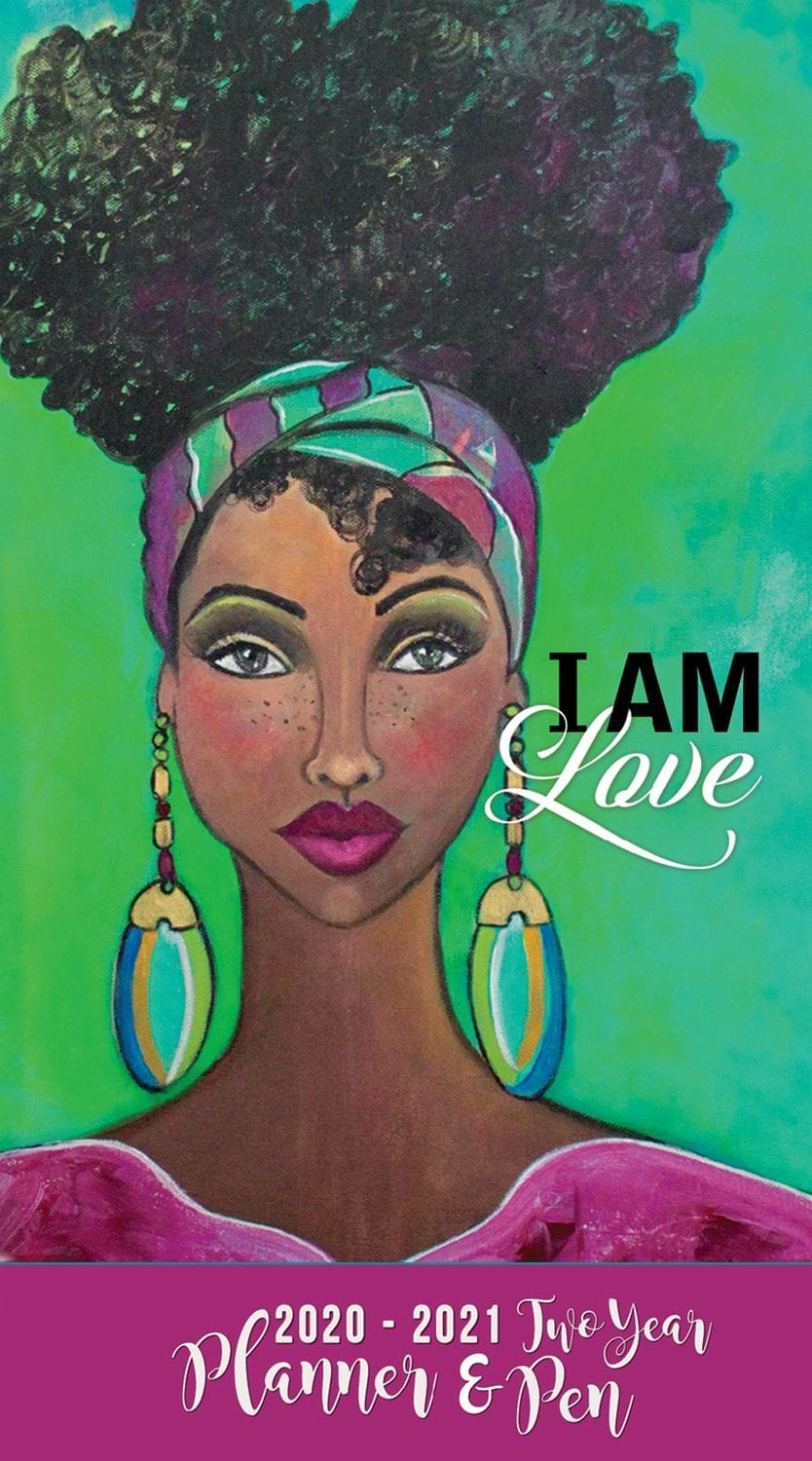 I Am Love: 2020-2021 Two Year African American Checkbook Planner by GBaby