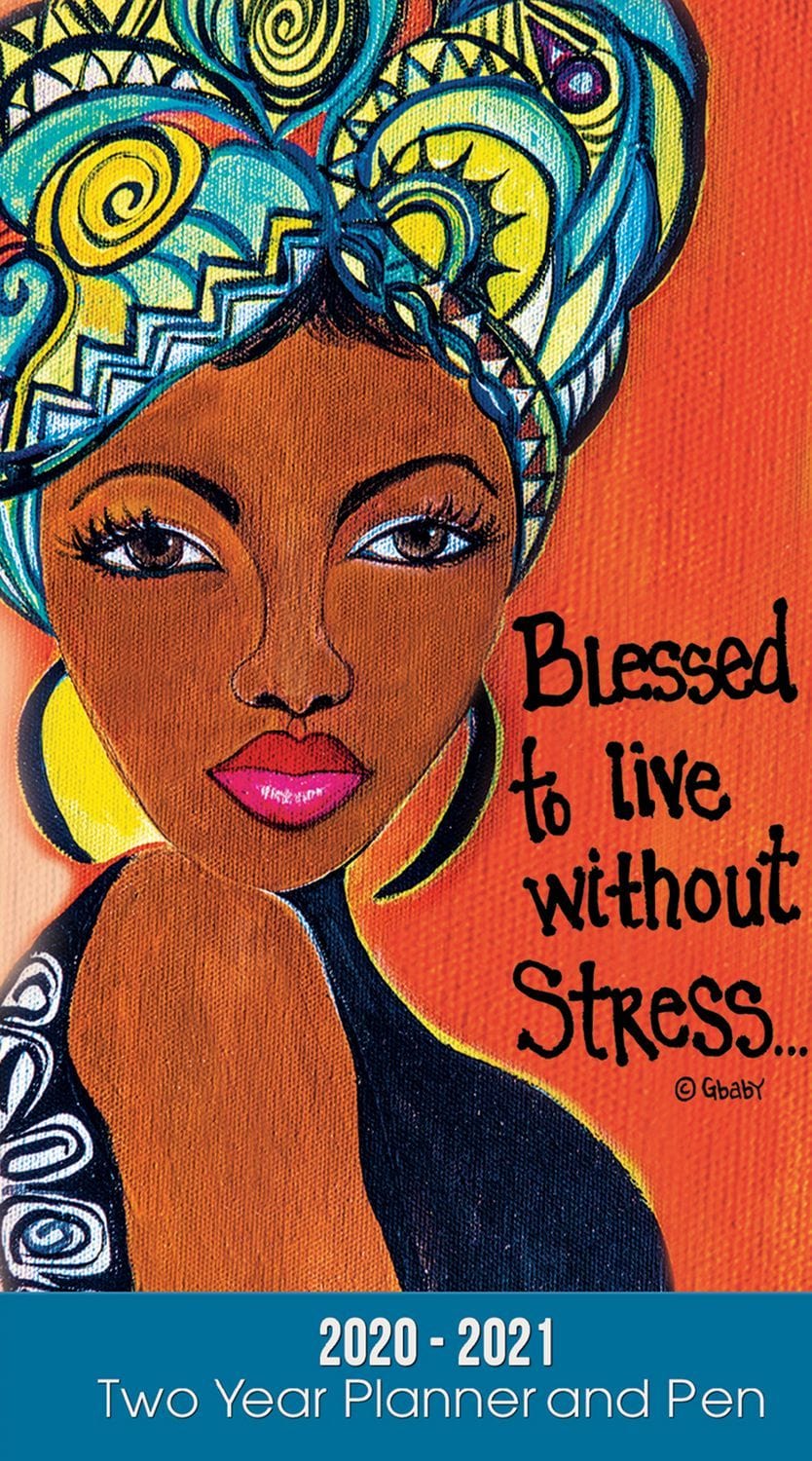 Blessed: 2020-2021 Two Year African American Checkbook Planner by GBaby