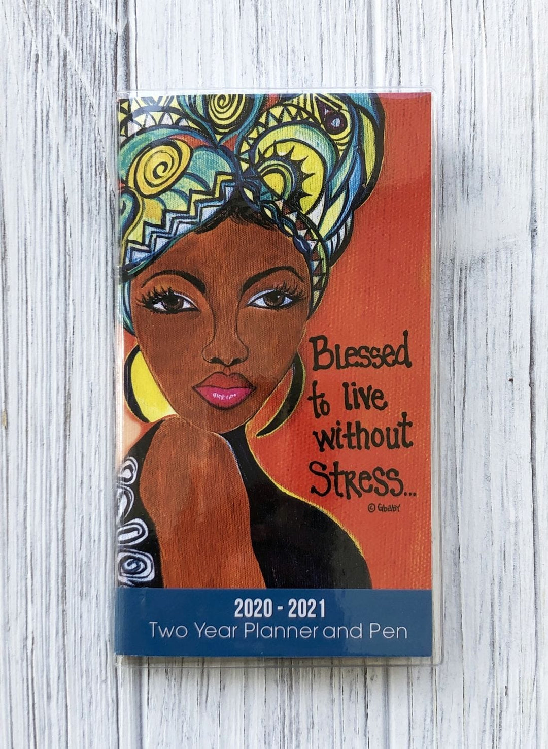 Blessed: 2020-2021 Two Year African American Checkbook Planner by GBaby