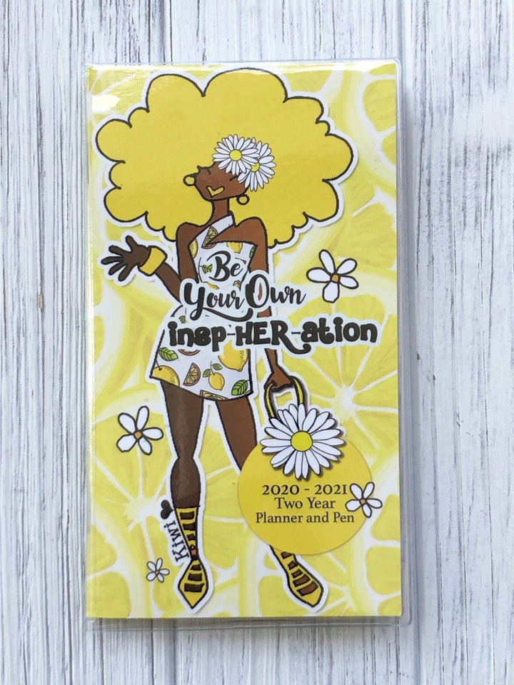 Be Your Own Insp-HER-ation: 2020-20201 Two Year African American Checkbook Planner by Kiwi McDowell